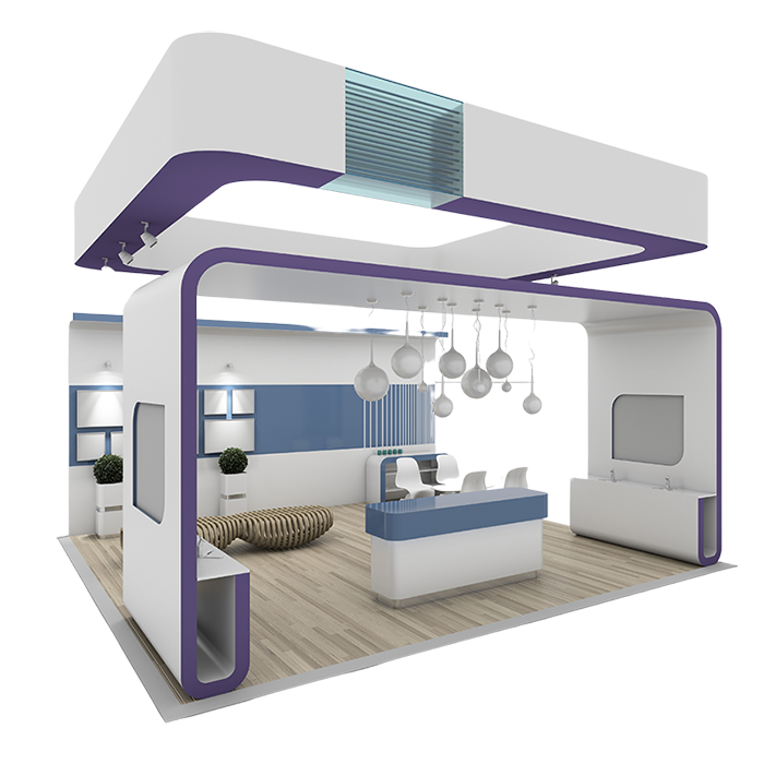 Fusionarte, diseño de stands